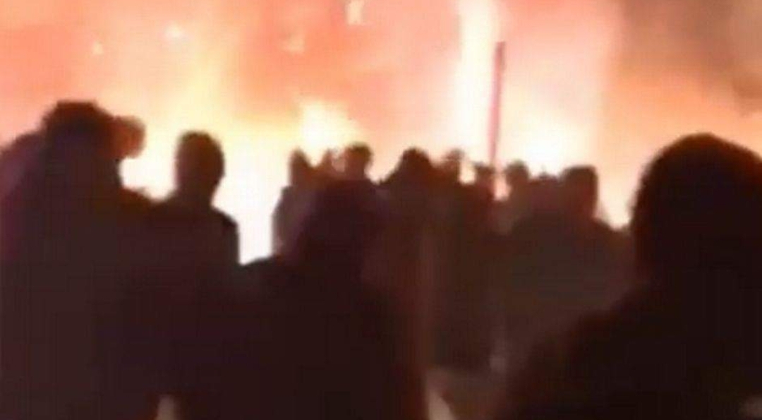 Συμπλοκή οπαδών στη Λ.Αλεξάνδρας (video)