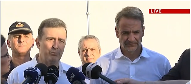 Πρωθυπουργός: Ένα«μεγάλο ευχαριστώ» στις γυναίκες και στους άνδρες του ΠΣ, της Πολιτικής Προστασίας και της ΤΑ, «δίνουν μεγάλη μάχη με μία πολύ δύσκολη πυρκαγιά».