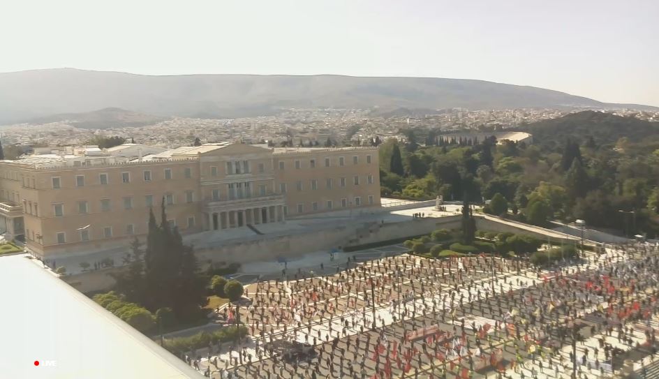 Πρωτομαγιά: Συγκέντρωση ΠΑΜΕ, ως απότοκο σε στρατιωτικά καθεστώτα, με παράταξη έξω από τη Βουλή
