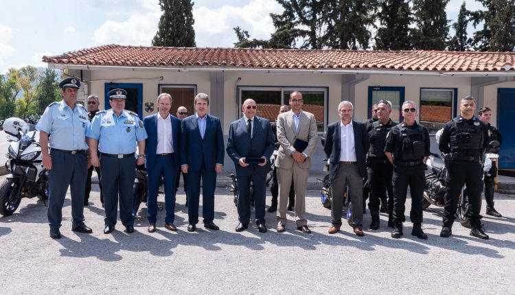 Δωρεά μοτοσικλετών στην Ομάδα ΔΙ.ΑΣ. της Διεύθυνσης Άμεσης Δράσης Αττικής