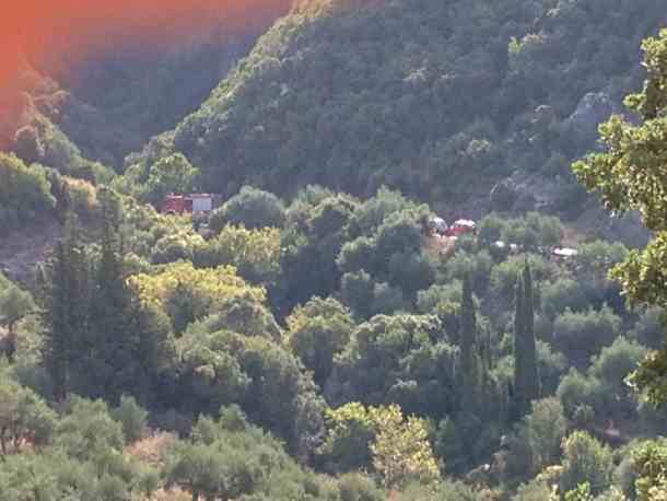 Η περιοχή στην οποία εντοπίσθηκαν οι σοροί των δύο νεαρών.