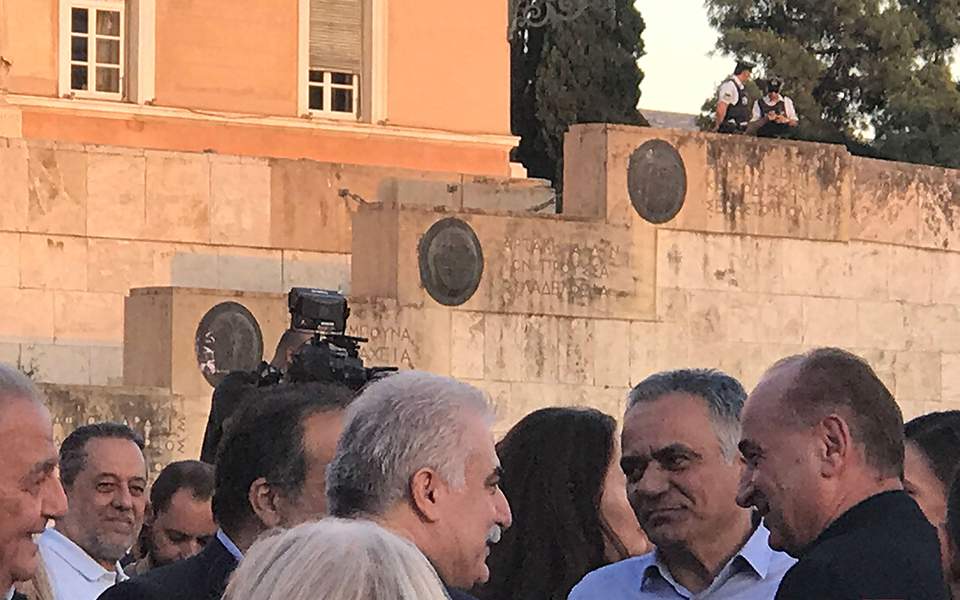Οι Αρχηγοί ΕΛ.ΑΣ. και Λιμενικού στην προεκλογική συγκέντρωση του ΣΥΡΙΖΑ (φωτο)