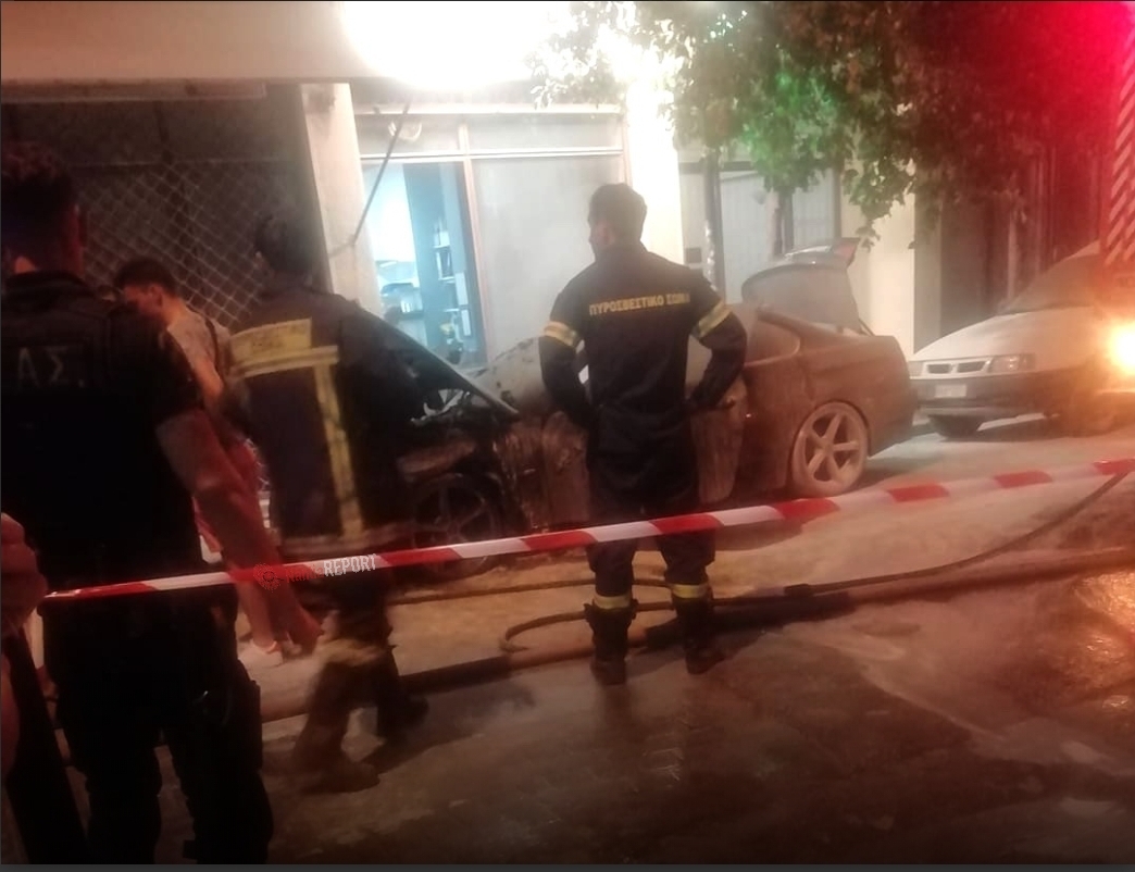 Ταύρος: Εμπρησμός σε ιδιωτικο όχημα Αστυνομικού Διευθυντή της Δ/νσης Πειραιά (φωτο)