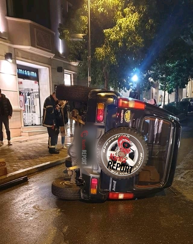 Κολωνάκι: Γύρισε τζιπ στην Κανάρη