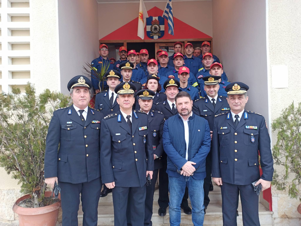 Σάμος: Επίσκεψη του Γενικού Γραμματέας Πολιτικής Προστασίας, Νίκου Χαρδαλιά και εγκαίνια Πυροσβεστικού Κλιμακίου Καρλοβασίου